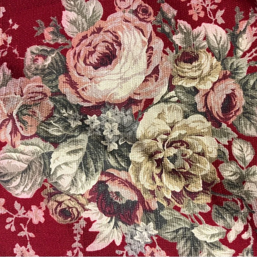 Waverly‎ English Cottage Shabby Chic Cotton tapestry/Velvet Pillow Cover
